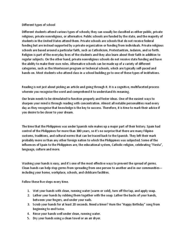 Text Types Examples | PDF | Cognition