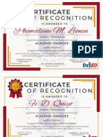 White Certificate of Appreciation Simple Modern Certificate