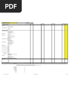 Annual Marketing Budget Template