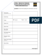 CAIE Registration Form May-June 2023