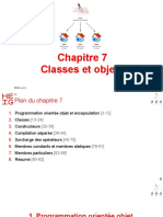 07 - Classes Et Objets v1.5 - Par Etape