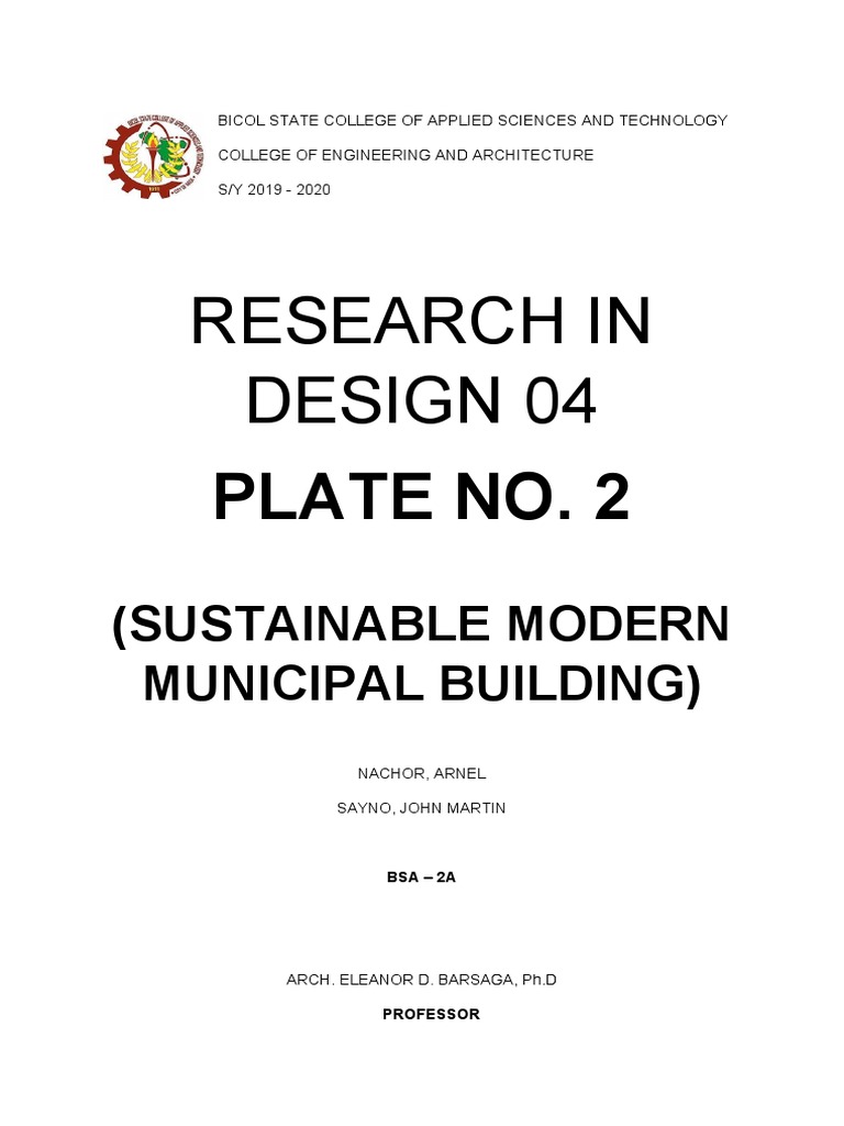 Sustainable Modern Municipal Building PDF Green Building Fire Safety