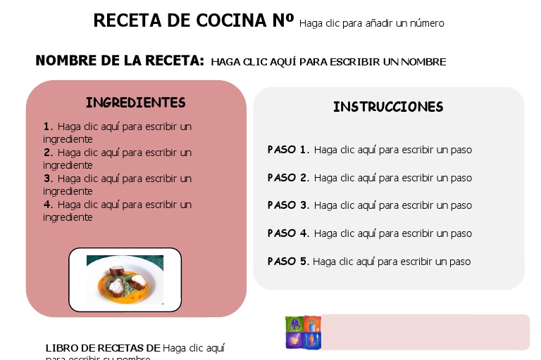Tarjeta de Receta | PDF | Cocina, comidas y vino