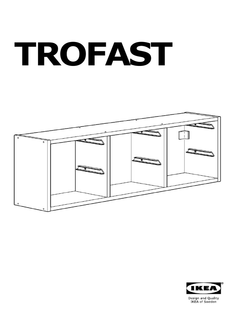Manual Ikea TROFAST (Español 16 Páginas) PDF