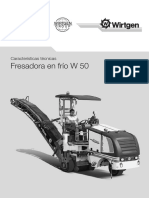 WIRTGEN W50 - Características Técnicas