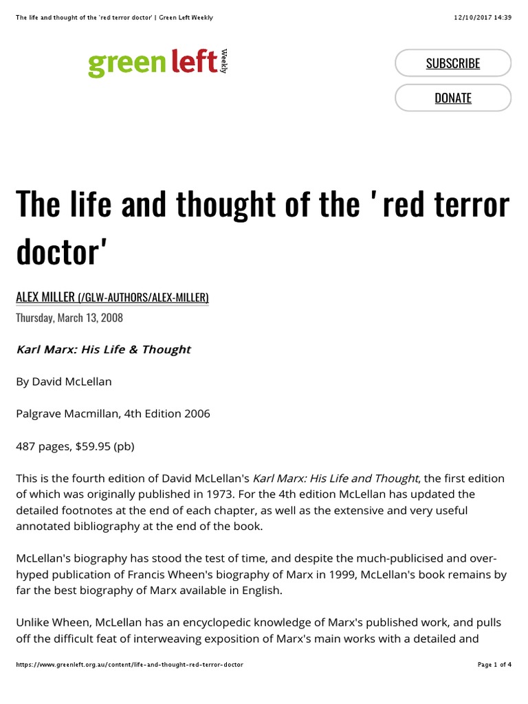 A Scholarly and Sympathetic Biography of Karl Marx: His Revolutionary ...