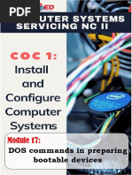 DOS Commands in Preparing Bootable Devices