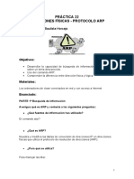 P22 Direcciones Fisicas Protocolo ARP