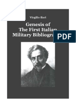 ILARI Virgilio. Genesis of the First Italian Military Bibliography