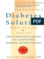 Dr. Bernstein's Diabetes Solution - The Complete Guide To Achieving Normal Blood Sugars 1