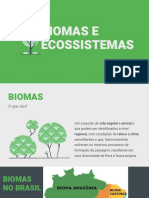 Biomas e ecossistemas brasileiros em