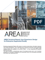 AREA Technical Report: User Experience Design For Enterprise Augmented Reality
