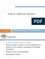 Public Service Design: 3/12/2020 Geetanjali Upadhyaya, Anita Poudel and Shilu Pradhan