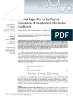 A Novel Algorithm For The Precise Calculation of The Maximal Information Coefficient
