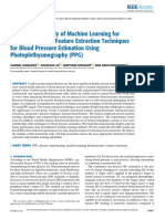 A Benchmark Study of Machine Learning For Analysis of Signal Feature Extraction Techniques For Blood Pressure Estimation Using Photoplethysmography (PPG)