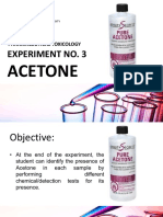 PHCT311 Experiment 3 - Acetone Postlab