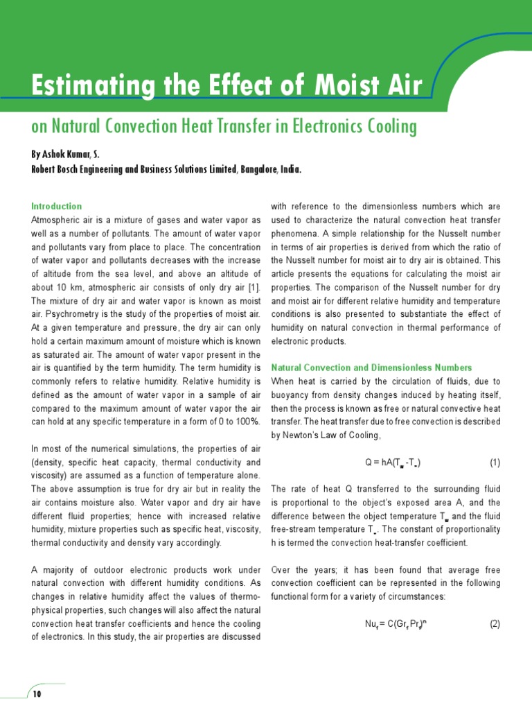 Qpedia Nov08 Estimating The Effect of Moist Air On Natural Convection ...