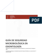 GUIA DE SEGURIDAD MICROBIOLOGICA EN ODONTOLOGIA 2022 - Formato Web