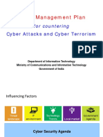 Crisis Management Plan for countering Cyber Attacks and Cyber Terrorism