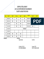 JADWAL PELAJARAN - Docx PENDIDIKAN AGAMA