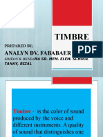 Mapeh 6 - Music PPT q3 - Timbre