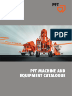PFT Machine and Equipment Catalogue