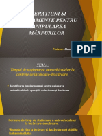 Tema 2 Timpul de Staţionarea Autovehiculelor La Centrele de Încărcare-Descărcare