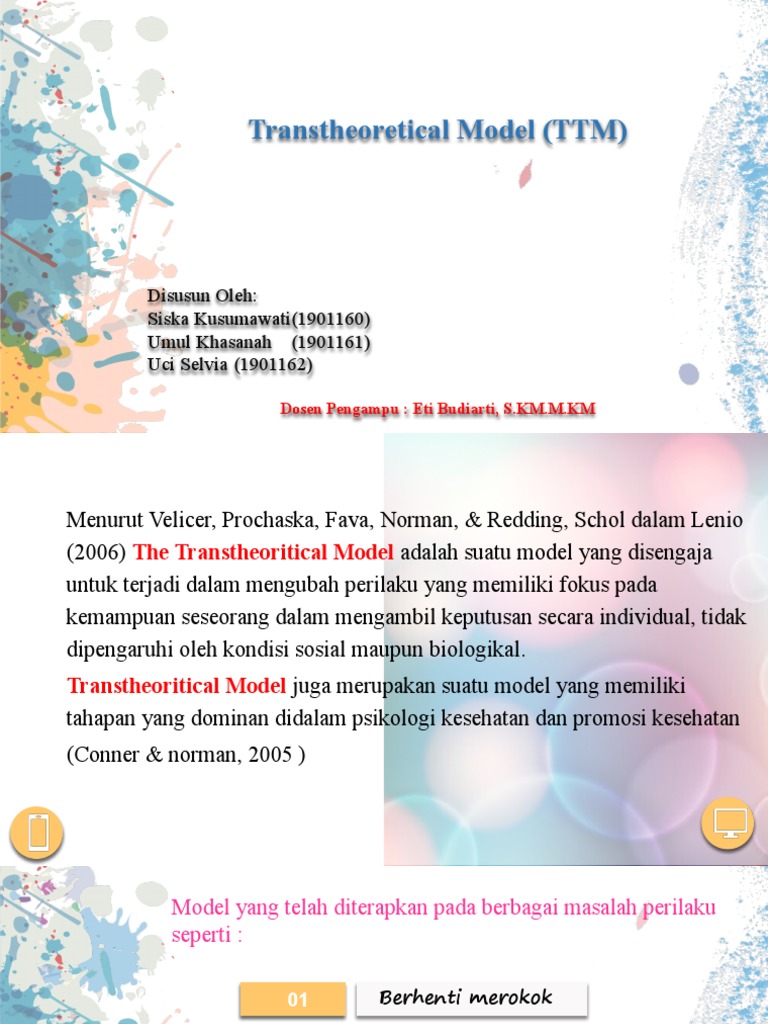 Model Transtheoretical untuk Perubahan Perilaku | PDF