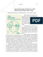 Carlos Nogueira: José Saramago: A Literatura e o Mal. Lisboa: Edições Tinta-da-China, 2022, 416 PP
