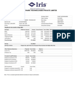IRIS SOFTWARE TECHNOLOGIES PRIVATE LIMITED Employee Payslip