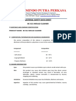 MSDS MOULD CLEANER (New) PDF