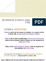 Business Ethics & CSR