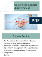 Relationship Between Business and Government