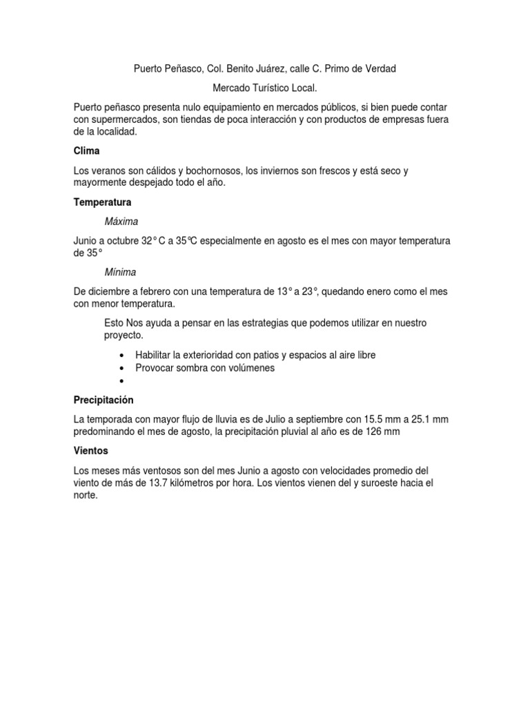 Puerto Peñasco Mercado PDF