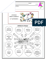 Jogos e brincadeiras escolares projeto