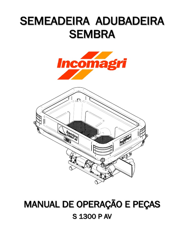Sembra 1300 P Av Rev 05 | PDF | Trator | Física Aplicada E.