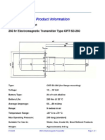 Data Sheet 260 HR Transmitter