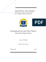 International Law and Cyber Threats From Non-State Actors: Laurie R. Blank