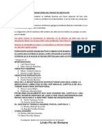 ASIGNACIONES DEL PROYECTO GRUPO Nº3