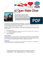 Instructivo Advanced Open Water Diver