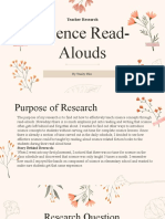 Science Read-Alouds: Teacher Research