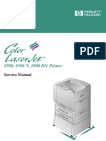 HP Color LaserJet 8500 Service Manual