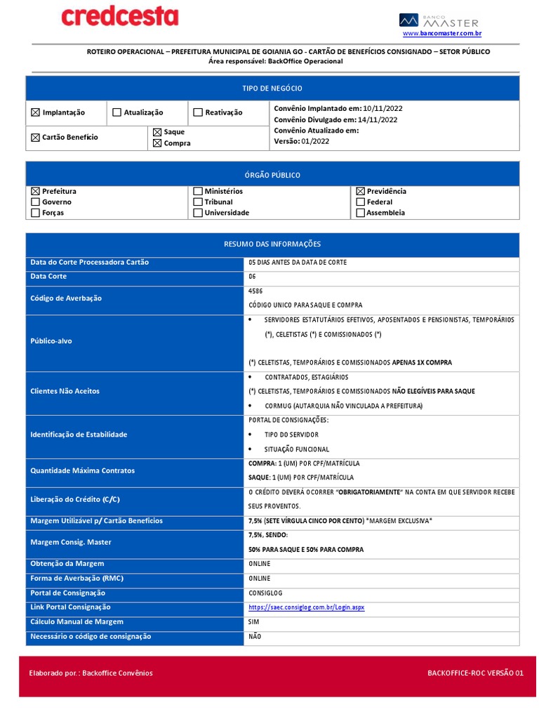 Credcesta Pref de Gyn | PDF | Servidor (informática) | Juros