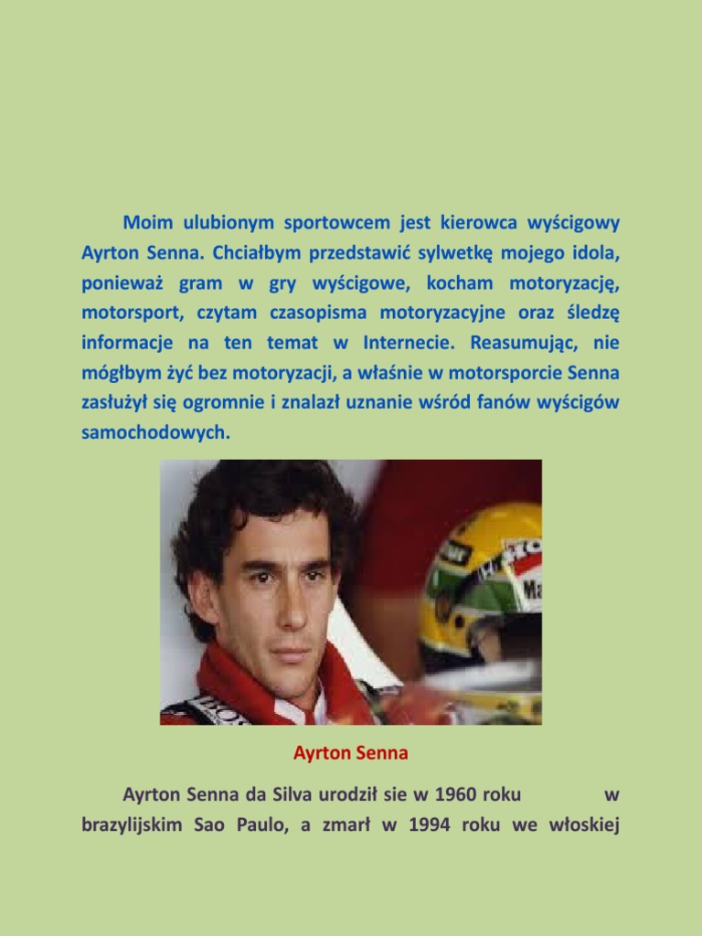 Ayrton Senna | PDF