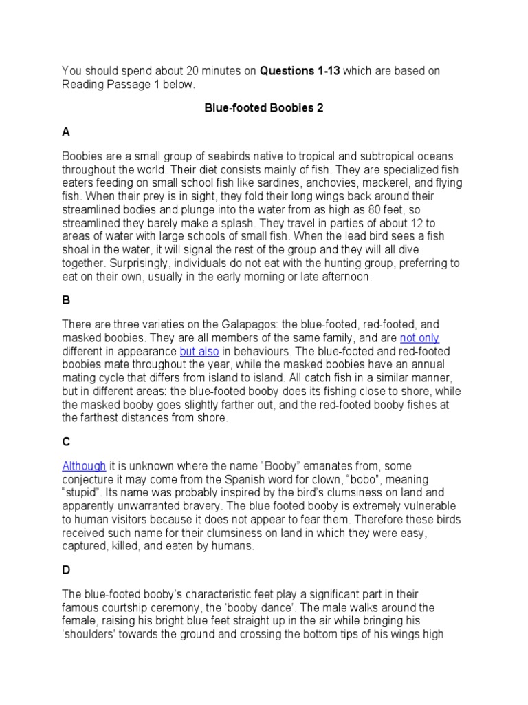Test Exam Ielts 2020 | PDF | Birds | Cognition