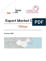 Cider Australia China Export Market Guide 102019