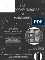 Las Macrocomputadoras 0 Mainframes