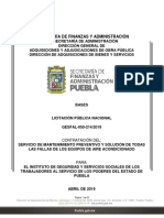 Gesfal 050 214 2019 Servicio de Mantenimiento Preventivo