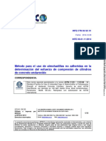 INTE 06-01-11-2014 M+®todo para El Uso de Almohadillas No Adheridas en La Determinaci+ N Del Esfuerzo de Concreto Endurecido