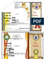 Award Certificates EDITABLE